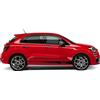 LYABYT Strisce Auto Cofano Entrambi i Lati Fai da Te Adesivo Auto carrozzeria Motore Decorazione Copertura Decalcomanie Vinile Accessori Esterni, per Fiat 500X Cross Sport