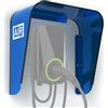 Box Air Klima Copertura per Wallbox | Protezione dalle Intemperie per Stazione di Ricarica per Auto Elettriche in Alluminio Composito | Tetto Antipioggia, Protezione dal Sole e Raggi UV (Blu, L)