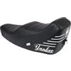 Generico SELLONE YANKEE COMPATIBILE PER VESPA 90, 50 SS, 90 SS CON SERRATURA NERA E BIANCA NISA