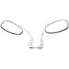 ONDAWR Set specchietti moto Per Mondial HPS 125 300 Specchietto Retrovisore Laterale Ovale Cromato Per Manubrio Motocicletta Specchietti estremità manubrio(Cromo)