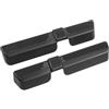 Generic Anello Bocchette Auto 2 Pezzi Auto Cruscotto Anteriore Centrale Coperchio Di Scarico Aria AC Griglia Uscita Adesivo Compatibile Con Per Tiguan Per Mk2