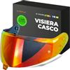 Everalo Visiera per Casco Shark Skwal i3 - D-Skwal 3 - Ridill 2 - VZ400 | Lente di ricambio Esclusiva, Compatibile con lente Antifog Originale