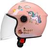 GAOFZHAO Casco Moto Astronauta Bambini Visiera HD, [Aero Stratos] Junior Guardian, Omologato ECE/DOT, [Cervical-Zero] Regalo Ragazzi Ragazze 3-12 Anni(9)