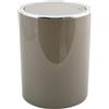 MSV Bad Serie "ASPEN": Contenitori per cosmetici da bagno, secchi per il bagno, contenitori con coperchio a battente