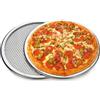 ZMdooreasy Rete per pizza in acciaio inox, per pizza e pasta, utensili da cucina da 20-50 cm, teglia da forno per pasta (33 cm)