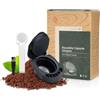 FOXNSK Capsula Adattatore Riutilizzabile per Dolce Gusto, Riempibile Caffè Capsule Convertitore Supporto per Polvere Compatibile con Piccolo XS/Genio S/EDG305 606.S