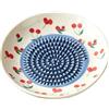 Generic Piastra per Grattugiare in Ceramica Manuale in Ceramica con Motivo Frutta