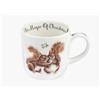 Wrendale Designs Royal Worcester Wrendale Deigns Squirrel Magic of Christmas Tazza in ceramica, 0,3 litri