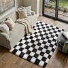 HUGEAR Tappeto Salotto 120x180cm Nero Bianco Grande