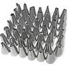 Generic In Acciaio Inox Torta Decorazione Forniture Giradischi Torta 48 pz/set FAI DA TE