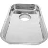 CONGARTENO Vassoio per Tritacarne in Acciaio Inox, Argento, Accessorio | Uso Domestico, Bordi Lisci senza Bave, Pulizia Rapida, Compatibile Tritacarne Commerciali