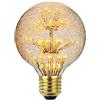 TIANFAN Lampadina Led Vintage RGB Fuochi D'artificio Lampadina Edison 3W 220/240V E27 Decorativa (G80)
