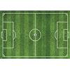 GOYAPRINT Tappeto per bambini, campo da calcio, 80 x 55 cm, ideale per area giochi in camera da letto, moquette vinilica, lavabile senza peli per bambini e ragazzi