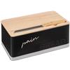 5 five simply smart 5five - scatola del pane color edition con coltello