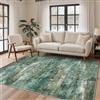 BEIMO Tappeto Salotto 200x290cm Moderno Astratto Tappeti Verde Lago