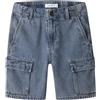Name IT Nkmryan L DNM Cargo Shorts 8250-Oz Noos Bambini e Ragazzi