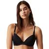 Calvin Klein Donna Reggiseno a Mezza Coppa Lift Elasticizzato, Nero (Black), 1D