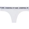 Karl Lagerfeld Donna Logo Thong White S