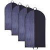 GUZZINI - Porta Abiti da Viaggio con Zip e Doppio Manico, Appendiabiti Antipolvere in Morbido Cotone, Organizer Armadio Salvaspazio da Appendere e Trasportare, Borsa Appendi Abiti e Camicie 110x60 cm