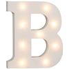 Out of the blue Lampada Out of the Blue, lettera B in legno, con 9 LED.