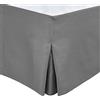 HOME LINGE PASSION Paracolpi per rete 160 x 20 cm + 30 cm, colore: Grigio antracite