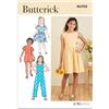 Butterick B6908A Ragazza/Ragazza Plus Vestito A (7-8-10-12-14)