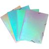 Exacompta - Cod 58130E - 1 cartellina con elastici Candy Tidy - pochette 3 rabats-in polipropilene - dimensions 32x44 cm - per A3-4 colori casuali azzurro, menta, viola parma e pesca