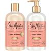 Shea Moisture Cleanse and Condition Pack - Coconut & Hibiscus Curl and Shine Shampoo & Curl and Shine Conditioner 384ml bottles by Shea Moisture