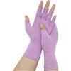 LETSTONY One Compress - Guanti in bambù per artrite, guanti a compressione originali per artrite, per donne e uomini, per alleviare il dolore alle mani e artrite, tunnel carpale (S, viola)