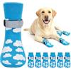 Fantasreen Calzini Antiscivolo per Cani con Grip, 6 Paia, Cloud, S