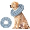 YNNHUDEEP Collare per cani morbido contro le perdite dopo un intervento chirurgico, impermeabile con coulisse, collare imbottito come alternativa all'imbuto, collare chirurgico, per cani di taglia media e