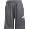 adidas TRAIN ESSENTIALS 3-STRIPES SHORT, boxer bambino Unisex - Bambini, grey five/white,