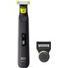 Norelco Philips Norelco QP6531/70, tagliabordi elettrico ibrido Norelco OneBlade 360 Pro, nero
