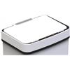 KITCHEN MOVE NARVIK - Coperchio per pattumiera da cucina automatico, doppio vano, 75 l, colore: Bianco