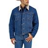 Wrangler Western Style Lined Denim Jacket Giacca in jeans foderata in stile occidentale Uomo