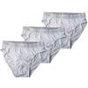 Henry Cotton's Slip Uomo bielastico 3 o 6 Pezzi HC/su/A1 Cotone Bianco Italy (3, L)