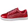 Dasongff Stivali da uomo in pelle Chelsea stivali moda con paillettes scarpe comode stivali uomo scarpe da corsa lavoro trekking traspiranti antiscivolo scarpe da ginnastica, Y Rosso, 41 EU
