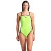 arena Icons Super Fly Back Solid Costume Intero Donna, Costume da Bagno ad Asciugatura Rapida, Costume da Bagno Sportivo in Tessuto MaxLife Eco con Massima Resistenza al Cloro e Protezione UV UPF 50+