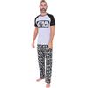 Star Wars Pigiama lungo da uomo grigio nero, Grigio, M