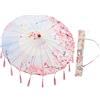 VALICLUD Ombrello Cinese Vintage Unico Parasole Decorativo Con Nappe in Seta 82 Cm Perfetto Per Donne Balli Feste Decorazioni Per Matrimoni