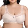 HLYLDL Reggiseno in Pizzo Non Imbottito a Copertura Totale da Donna per Seno Pesante Reggiseno in Pizzo Trasparente
