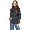 Extreme Pop Piumino donna imbottito in pura piuma d'oca bianca Giubbotto invernale donna leggero (XS, Nera)