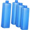 GATHINESS 4 Pezzi Freezer Pack Riutilizzabili Blu in PE, Cooling Plate per Scatola di Ghiaccio, Design Compatto e Portatile per Picnic All'aperto