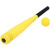 ZMdooreasy Mazza da baseball in spugna per bambini, 54 cm, morbida e sicura (gialla)