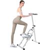 Queeucaer Pedale regolabile a 3 livelli, allenamento realistico per scale, simula la salita naturale, Stairmaster per la casa, impugnatura comoda e angoli sicuri