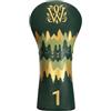 KiBcsLic Coprimazza da Golf Resistente Copritesta da Golf Elegante Coprimazza in Pelle PU per