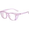 Generic Cycling - Occhiali protettivi unisex in policarbonato con lente anti-appannamento, per attività sportive all'aria aperta (viola, 14 x 5 x 2 cm)