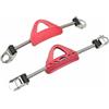 F Fityle Cinturino a Molla per da Sub Accessorio per con Molla in Acciaio Inossidabile Fibbie Durature Tallone EPDM Flessibile Adattamento Automatico , Rosso , XS