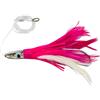 ZMdooreasy Piuma esca per pesca a traina, 16 cm, con gancio migliorato UV | Piume biomorfe, movimento naturale delle prede, attrazione irresistibile, UV migliorata, penetrazione in acque profonde