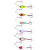 ZMdooreasy Robusta esca da pesca in metallo, 15 g per pesce persico (un set di 6 colori 6 cm-15 g)